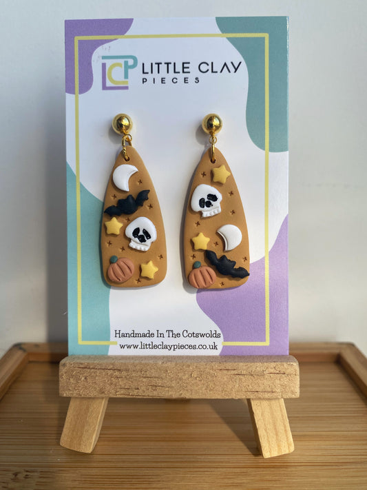 Spooky Dagger Ball Post Earrings