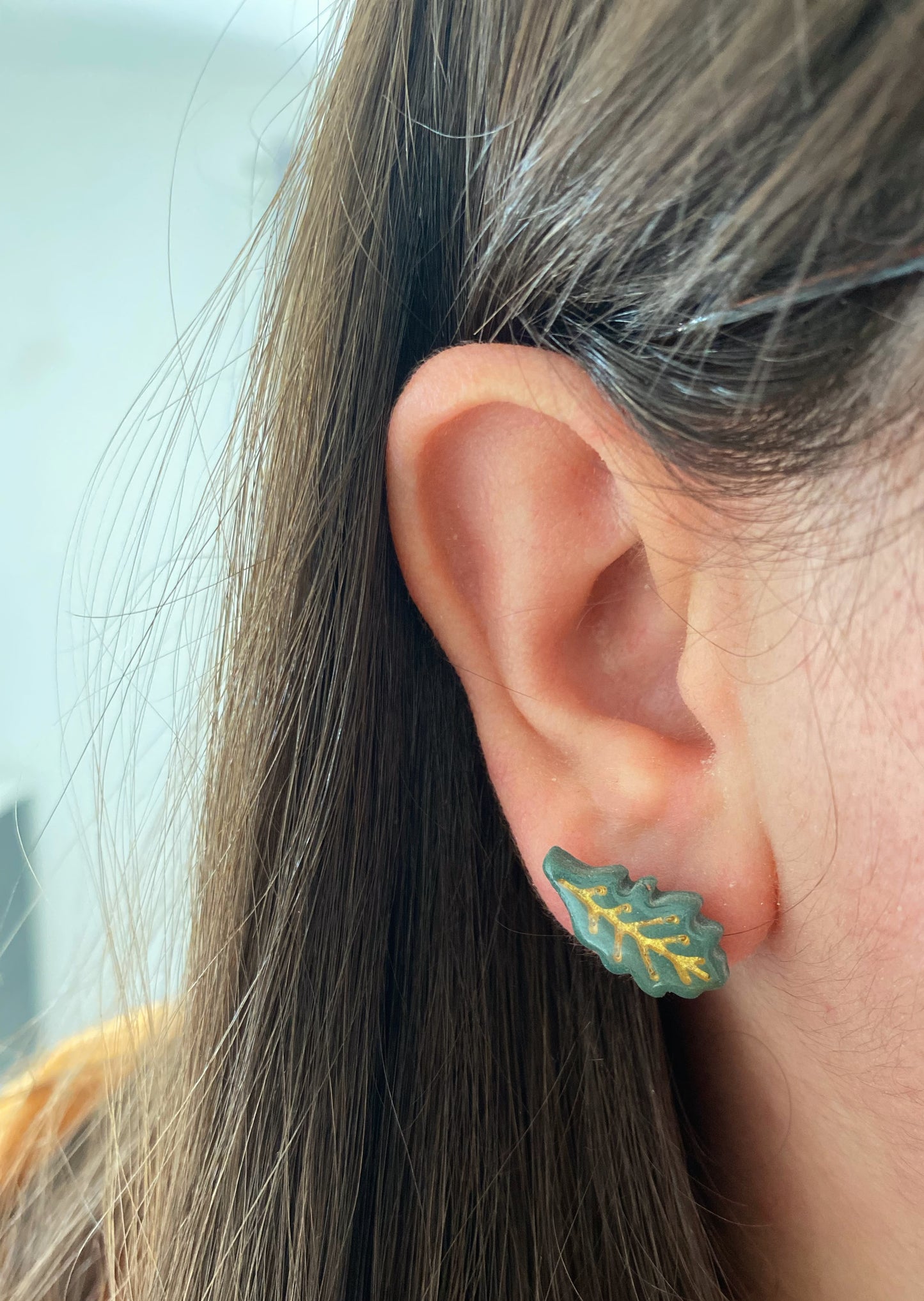 Acorn and Leaf Studs