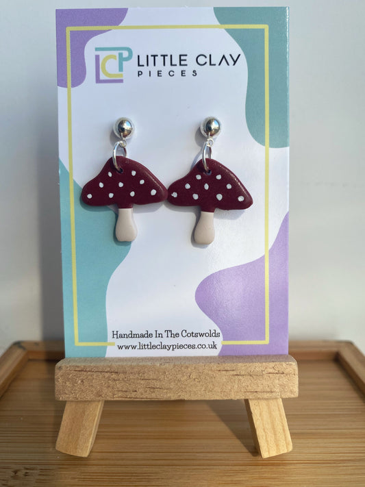 Toadstall Ball Post Earrings