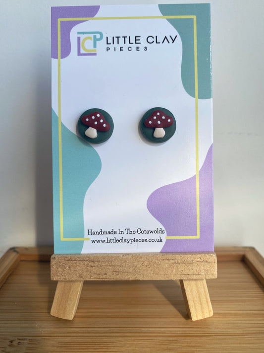Tiny Mushroom Studs