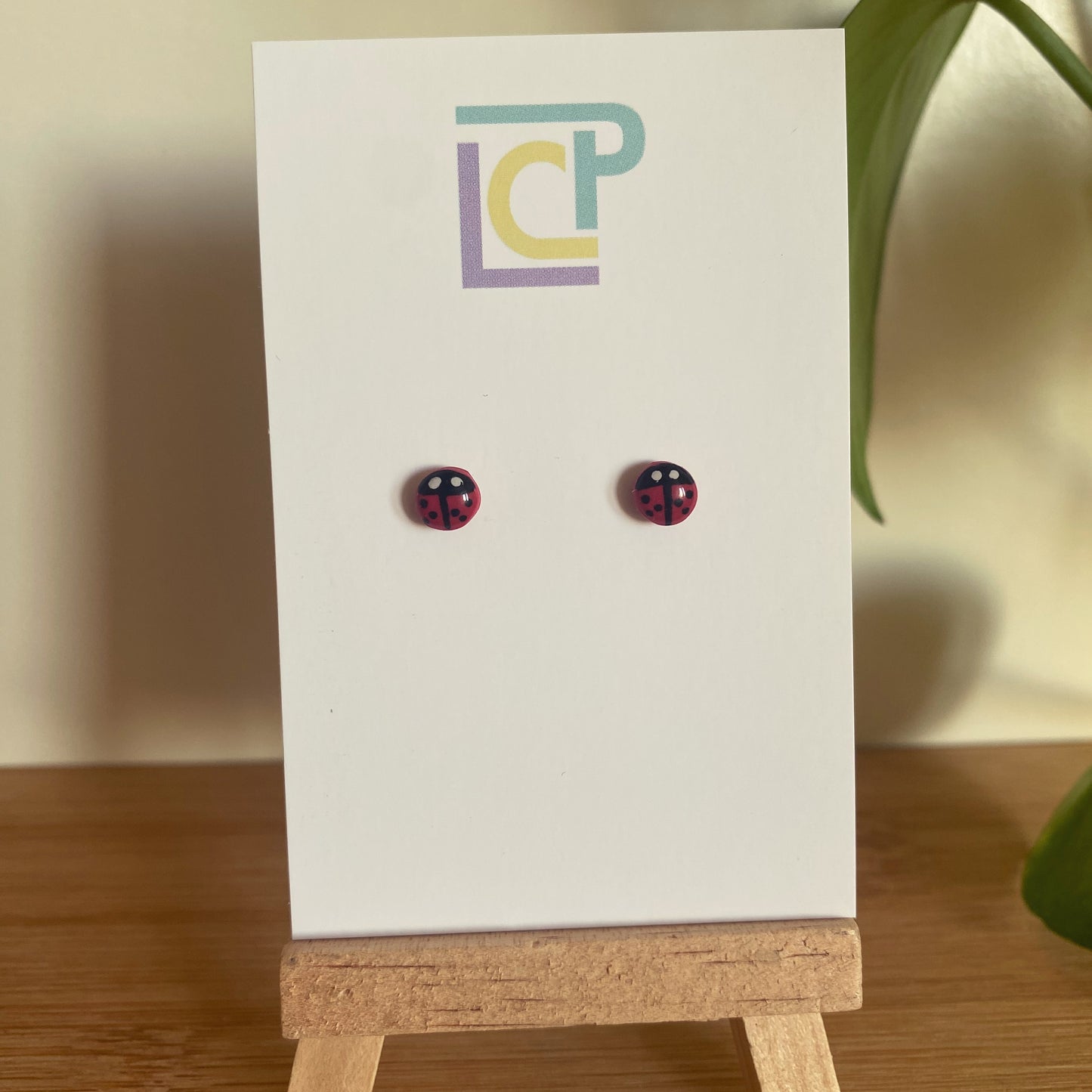 Tiny Ladybird Studs