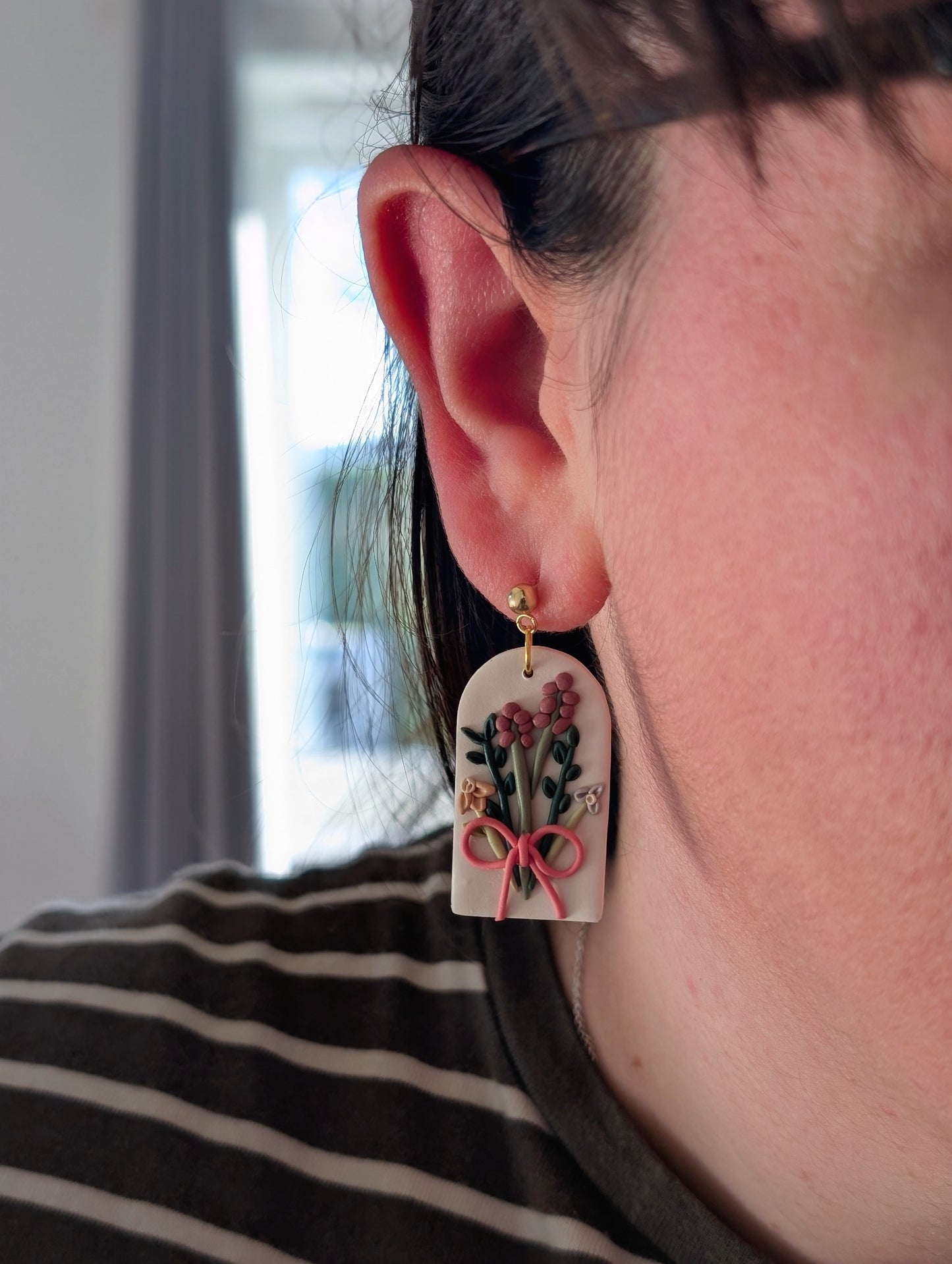 Spring Bouquet Statement Earrings