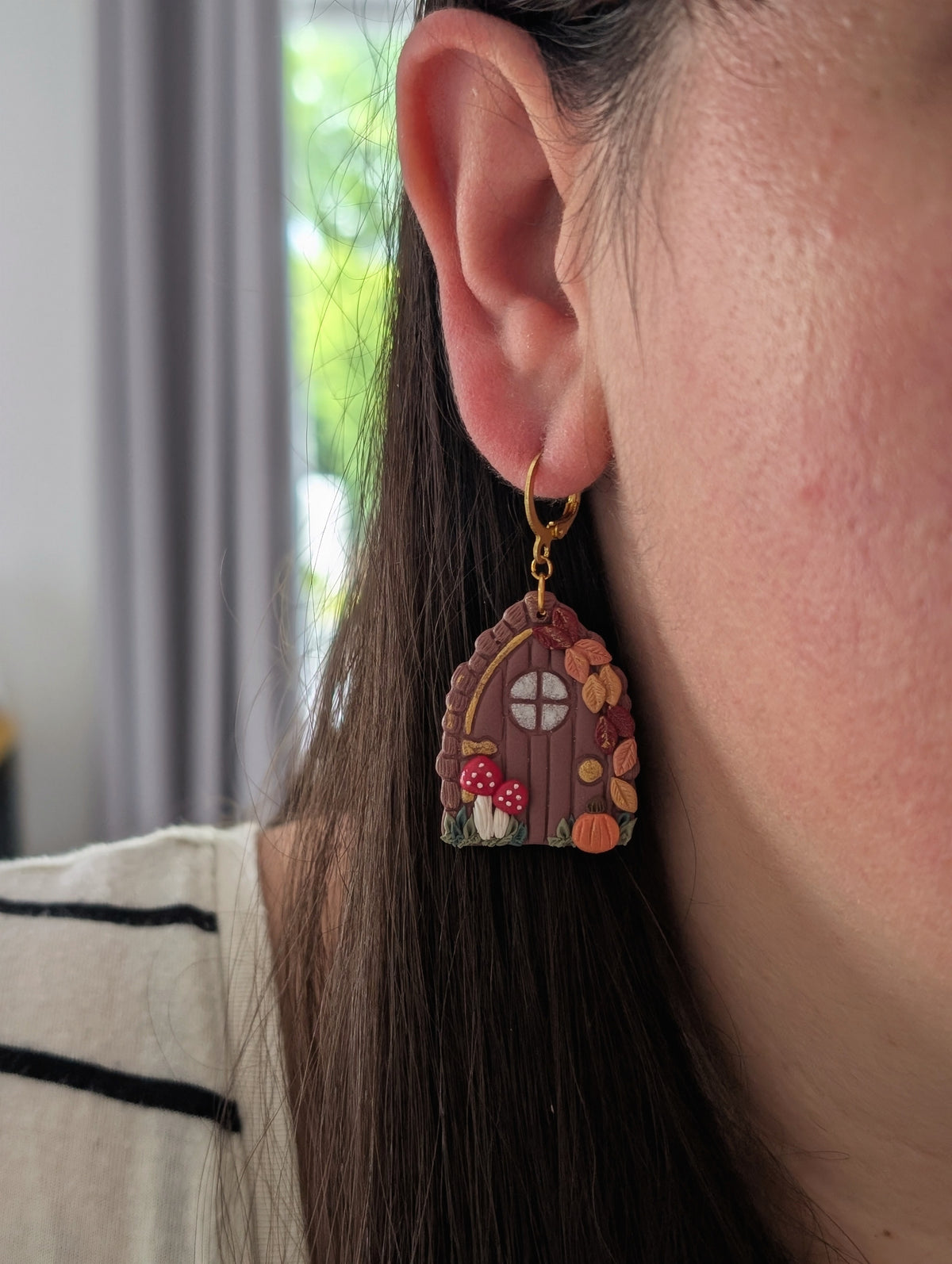 Autumn Fairy Door Huggies
