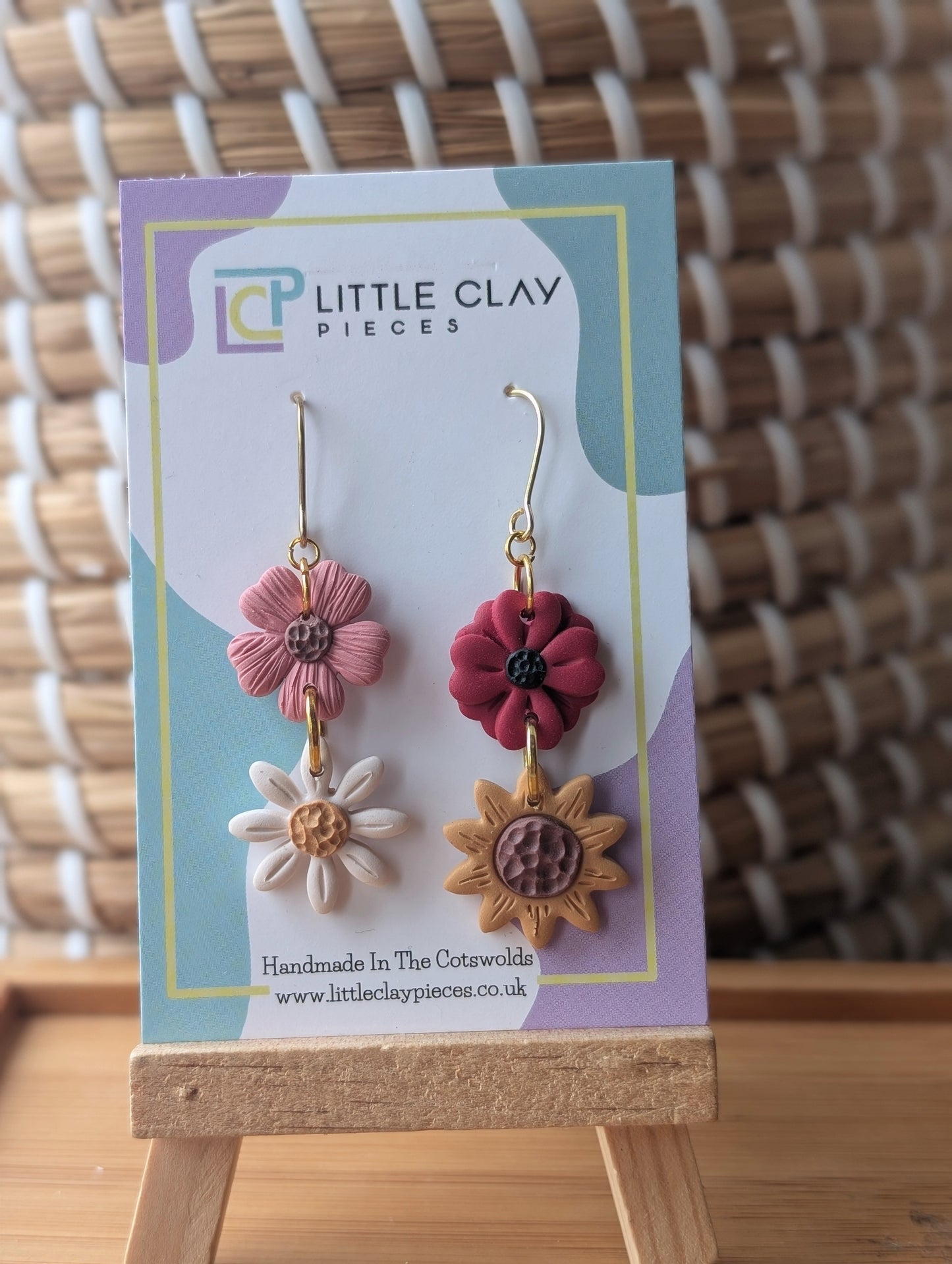Mismatched Flower Hooks