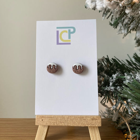 Mini Christmas Pudding Studs