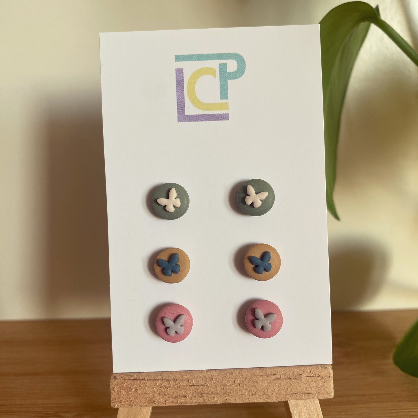Tiny Butterfly Studs
