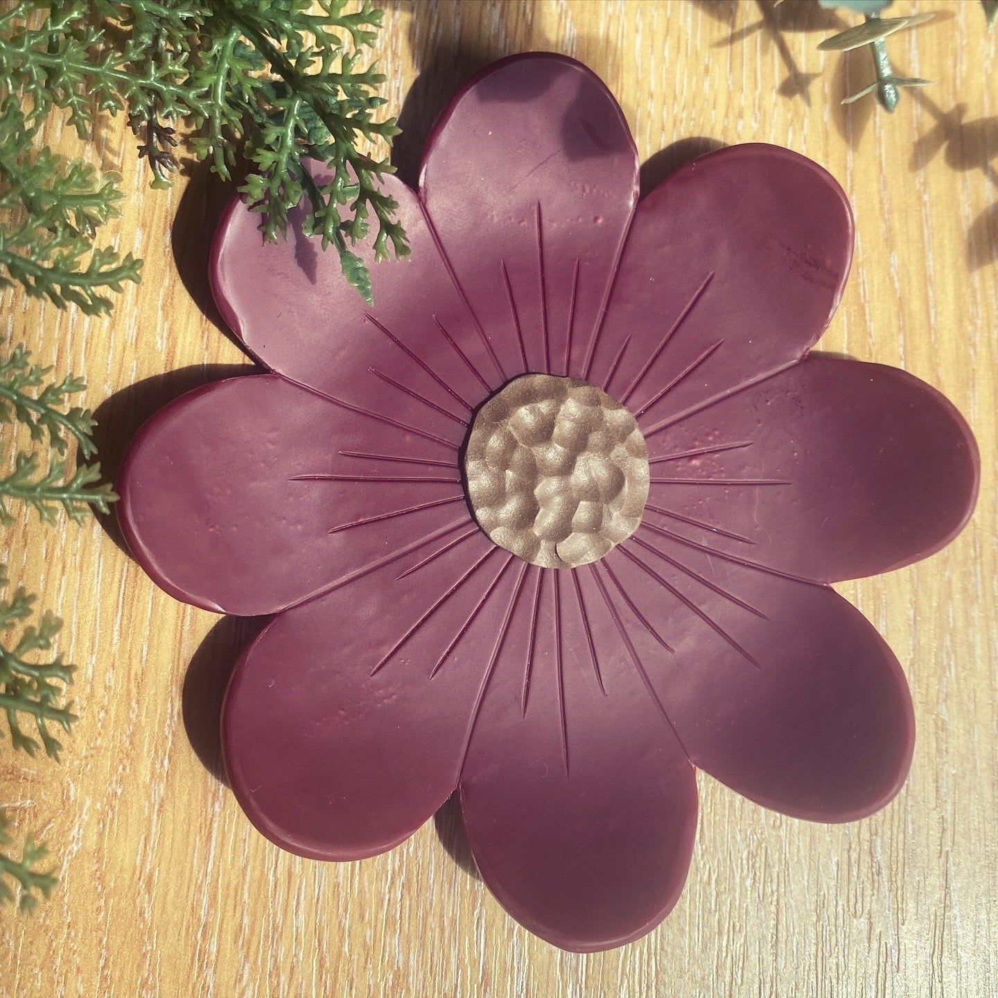 Red Flower Trinket Tray