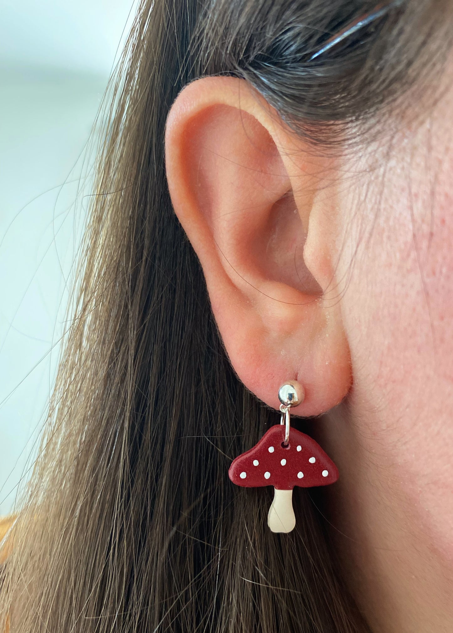 Toadstall Ball Post Earrings