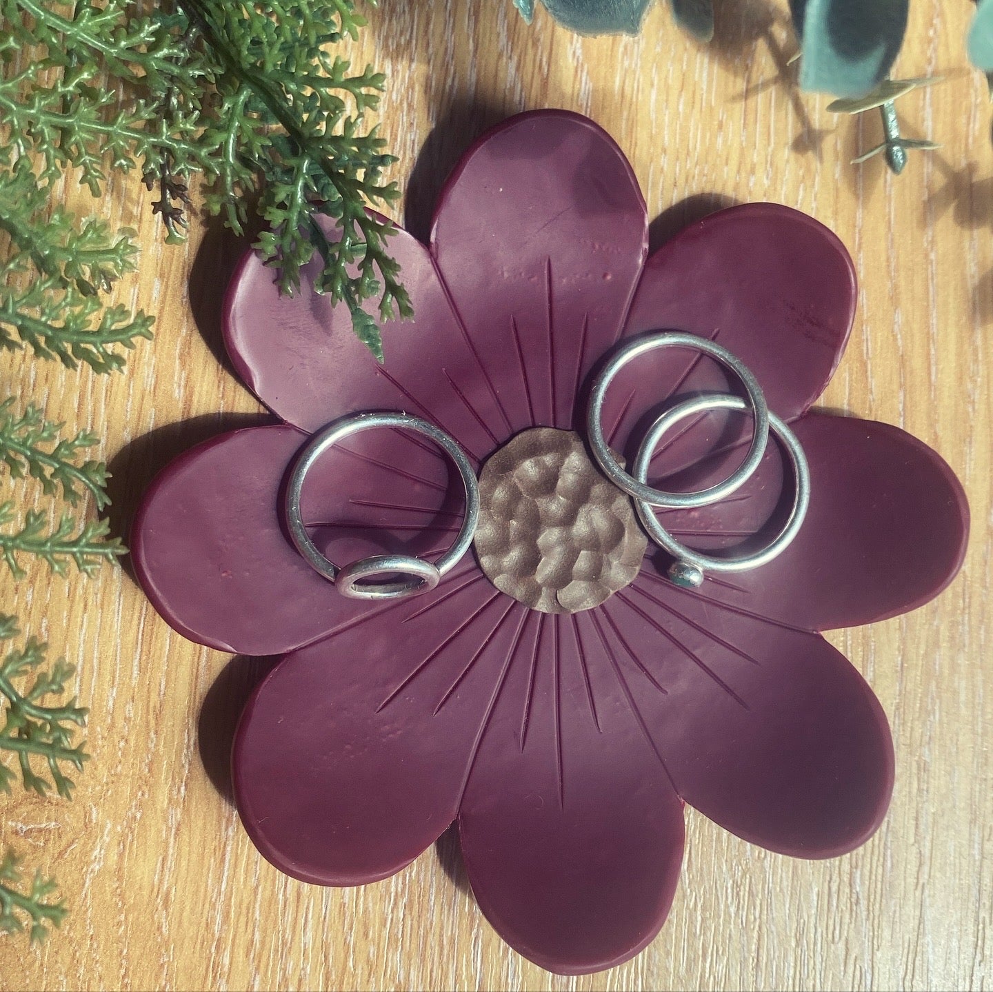 Red Flower Trinket Tray