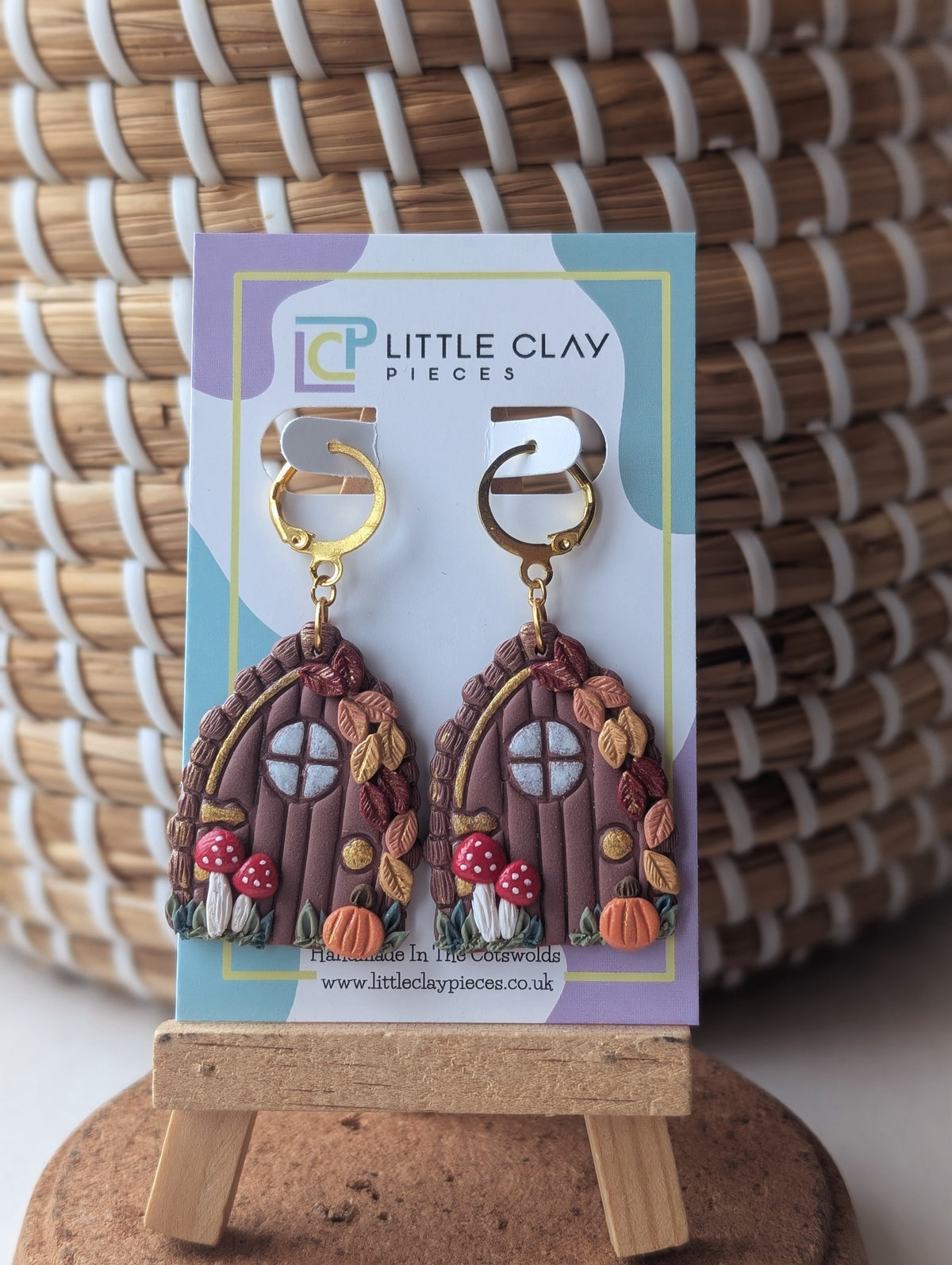 Autumn Fairy Door Huggies