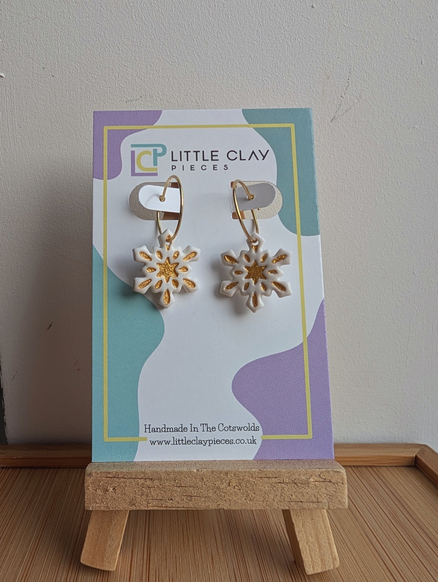 Snowflake Mini Hoops