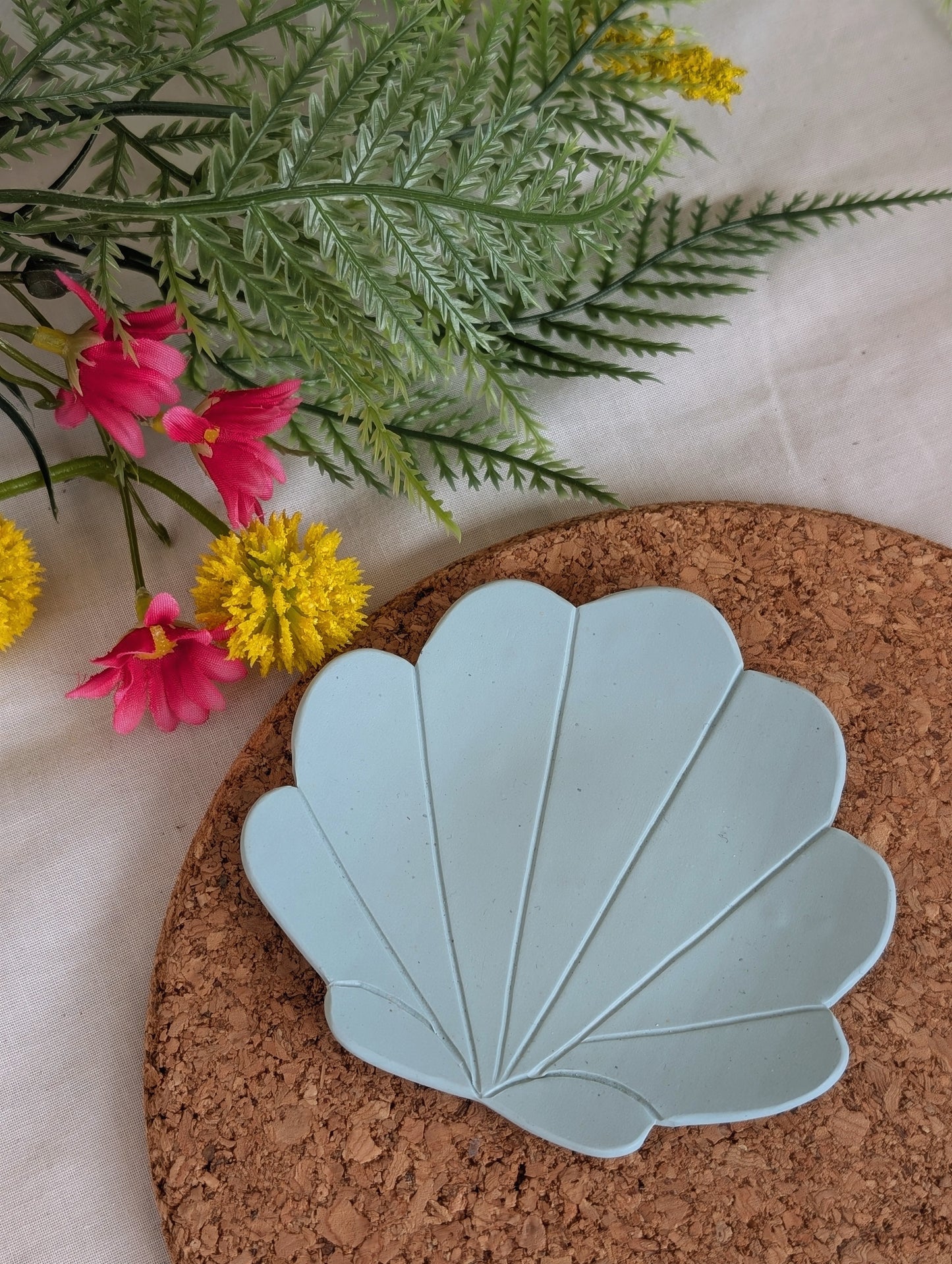Blue Shell Trinket Tray