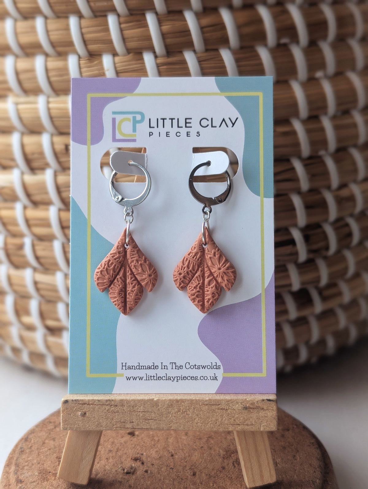 Printed Leaf Huggies