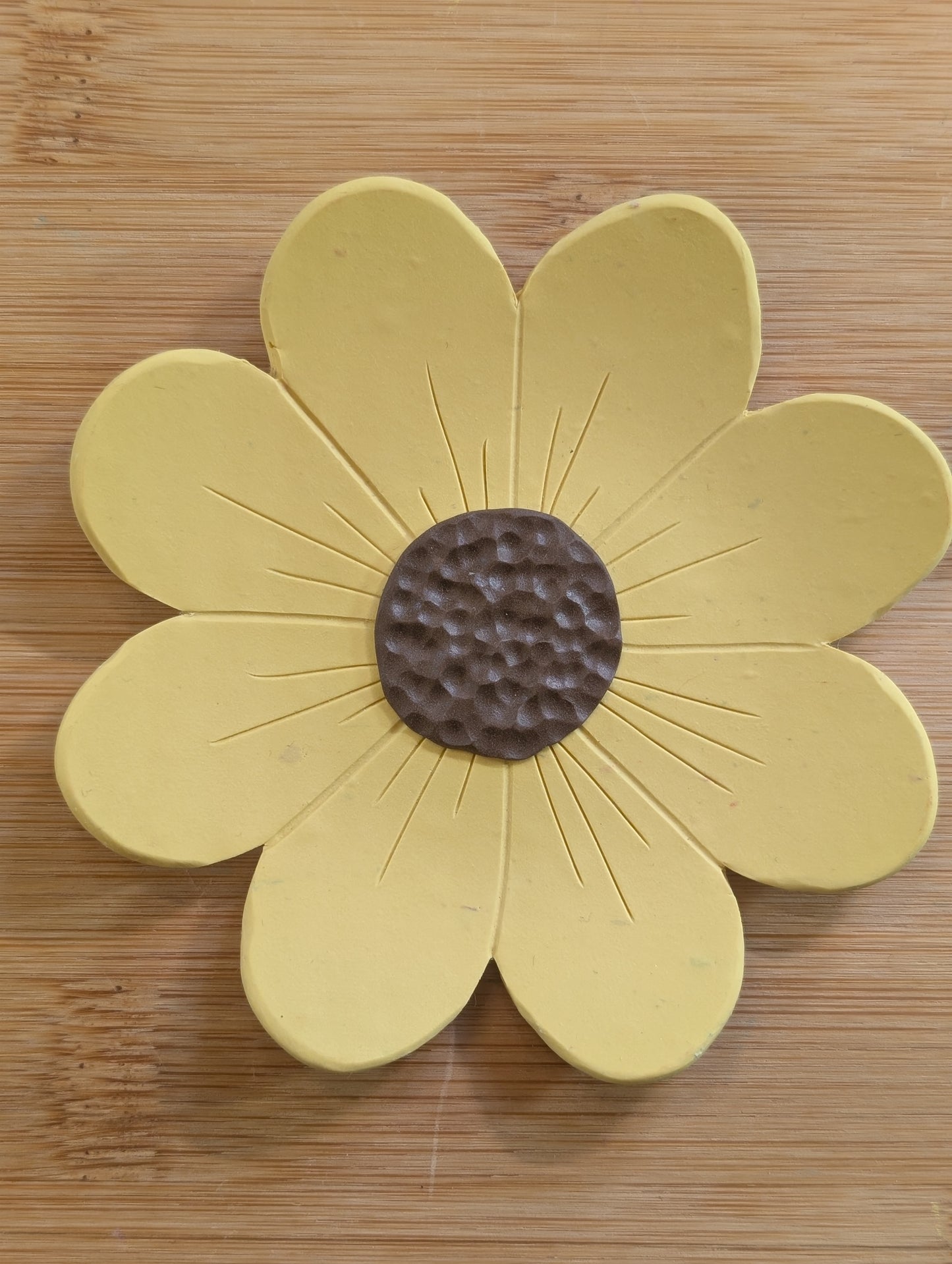 Yellow Flower Trinket Tray